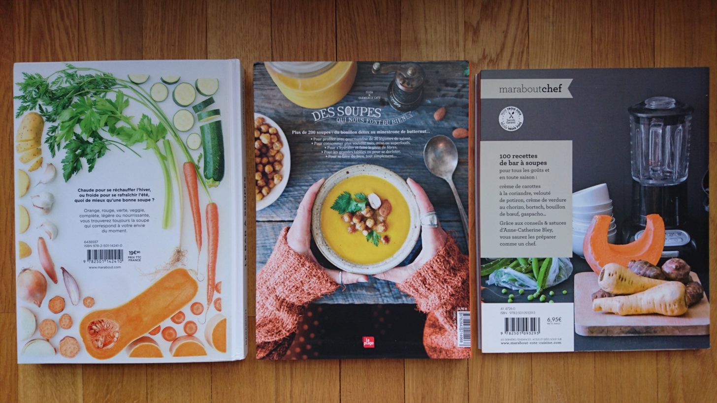 Livres de recettes de soupes My Vanity List